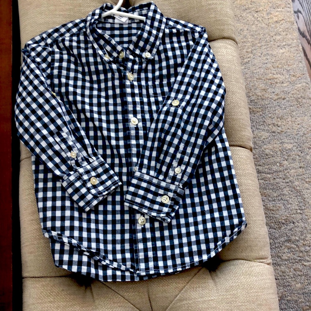 Baby Gap toddler Gingham shirt
